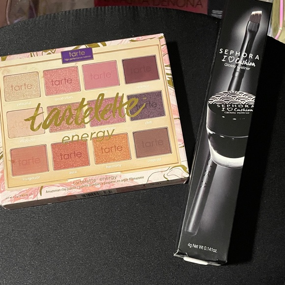 tarte Other - Tarte Tartelette Energy Eyeshadow Palette and Sephora glossy eyeliner both New